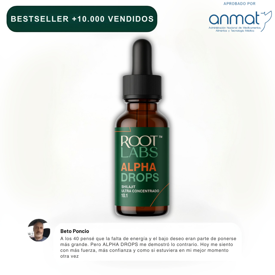 Gotero ALPHA Drops | Potencia Masculina y Energía Extrema