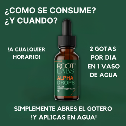Gotero ALPHA Drops | Potencia Masculina y Energía Extrema
