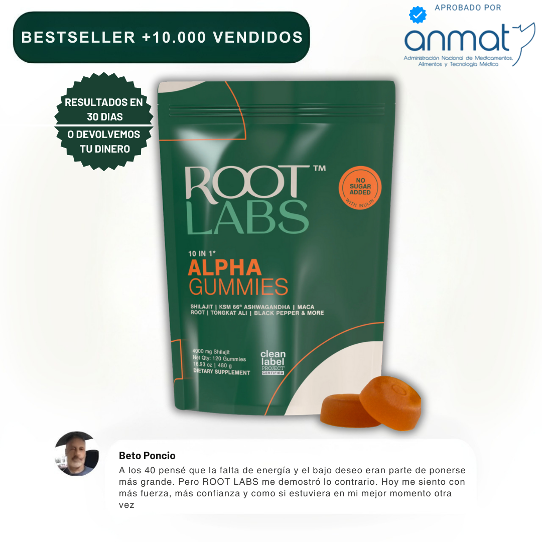 Gomitas ALPHA | Mayor Resistencia y Potencia Masculina